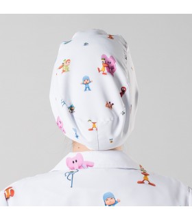 Bandana 4454 con elástico. Microfibra de POCOYO. Espalda. Garys