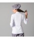 Casaca 9485 Miranda de mujer con manga larga con tejido Aerosilver. Blanco espalda. Garys