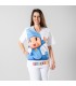 Casaca 6113 Unisex de POKOYO. Blanco pecho. Garys