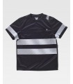 Camiseta con cintas reflectantes segmentadas C9243. Workteam1