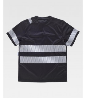 Camiseta con cintas reflectantes segmentadas C9243. Workteam2