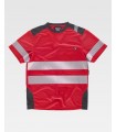 Camiseta con cinta reflectante segmentada C9242. Workteam1