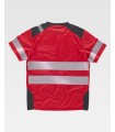 Camiseta con cinta reflectante segmentada C9242. Workteam2