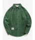 Camisa OUT31Vd de pana fina. Con bolsillo. OUTLET HASTA FIN DE EXISTENCIAS