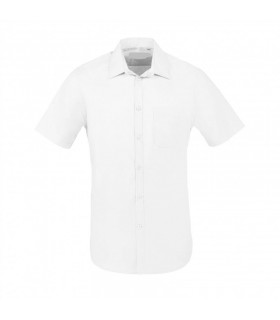 Camisa de hombre de manga corta y cuello camisero. OUTLET
