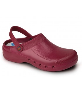 Zueco EVA Ultraligero color burdeos.