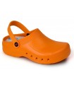 Zueco EVA Ultraligero color naranja.