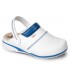 Zueco MAR de microfibra técnica y transpirable color blanco - azul. Dian