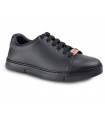 Zapatilla CASUAL tipo blucher sin costuras, con rejilla transpirable. Dian color negro
