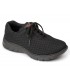Zapatilla CALPE tipo blucher sin costuras y cierre con cordones. Dian color negro