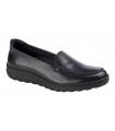Zapato DINAMIC de mujer tipo mocasín de piel micro. Dian