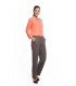 Pantalón S-10-2009 de traje para señora sin pinzas. Bengalina. Dacobel