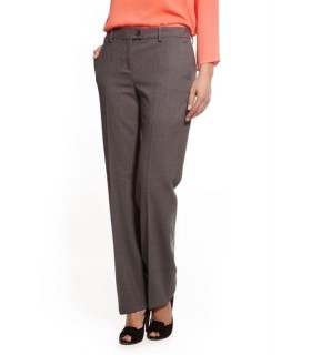 Pantalón S-10-2009 de traje para señora sin pinzas. Bengalina. Dacobel