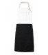 Delantal 404210B Bicolor con peto y bolsillos. Velilla