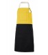 Delantal 404210B Bicolor con peto y bolsillos. Velilla