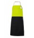 Delantal 404210B Bicolor con peto y bolsillos. Velilla