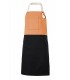 Delantal 404210B Bicolor con peto y bolsillos. Velilla