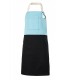 Delantal 404210B Bicolor con peto y bolsillos. Velilla