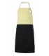 Delantal 404210B Bicolor con peto y bolsillos. Velilla