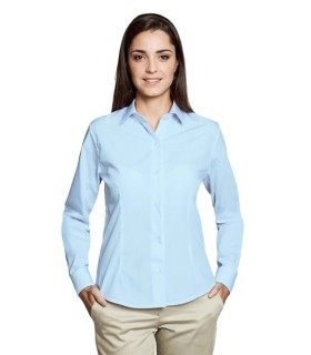 Camisa Galerna para mujer entallada de manga larga. Adversia
