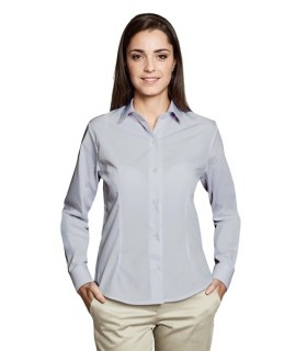 Camisa Galerna para mujer entallada de manga larga. Adversia