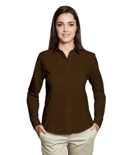 Camisa Galerna para mujer entallada de manga larga. Adversia