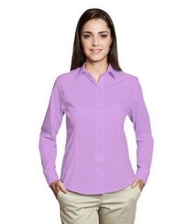 Camisa Galerna para mujer entallada de manga larga. Adversia
