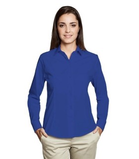 Camisa Galerna para mujer entallada de manga larga. Adversia