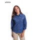 Blusa Auntan vaquera para mujer de manga larga. Adversia