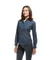 Blusa Stratus vaquera para mujer de manga larga. Adversia