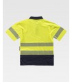 Polo de Alta Visibilidad con Cintas reflectantes segmentadas C3895. Workteam2