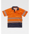 Polo de Alta Visibilidad con Cintas reflectantes segmentadas C3895. Workteam3