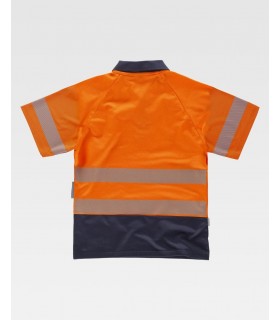 Polo de Alta Visibilidad con Cintas reflectantes segmentadas C3895. Workteam4
