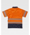 Polo de Alta Visibilidad con Cintas reflectantes segmentadas C3895. Workteam4