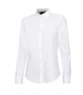 Camisa 405005S Oxford Stretch de mujer de manga larga. Velilla