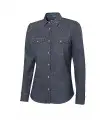 Camisa 405007S Vaquera Stretch de mujer de manga larga. Velilla