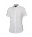 Camisa 405010 de mujer de manga corta color blanco. Velilla