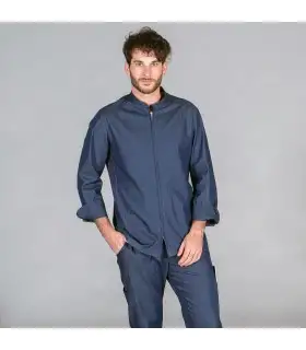 Chaqueta 9488 Santana tejano de manga larga Unisex. Color vaquero pecho. Garys