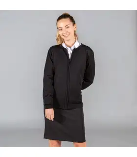 Chaqueta 1031 de cremallera de punto fino de Señora. Gary´s