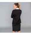 Chaqueta 1031 de cremallera de punto fino de Señora. Gary´s