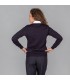 Chaqueta 1031 de cremallera de punto fino de Señora. Gary´s