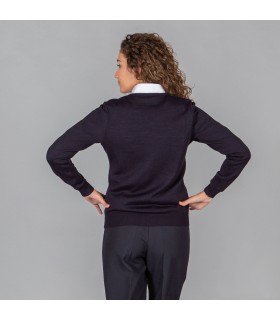 Chaqueta 1031 de cremallera de punto fino de Señora. Gary´s