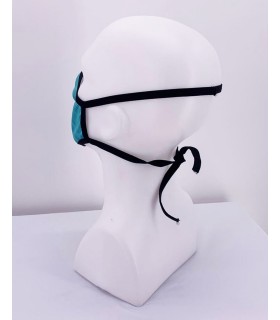 Mascarilla REUTILIZABLE Covid-19. Tiras ajustables. lavable a 90º. turbo