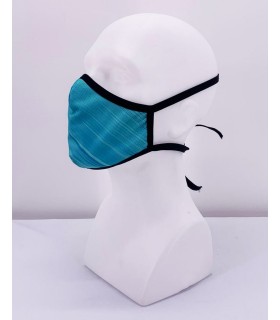 Mascarilla REUTILIZABLE Covid-19. Tiras ajustables. lavable a 90º. turbo