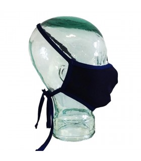 Mascarilla REUTILIZABLE Covid-19. Tiras ajustables. lavable a 90º. turbo