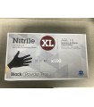 Guantes de Nitrilo negro. Caja de 100 unidades. COVID-19