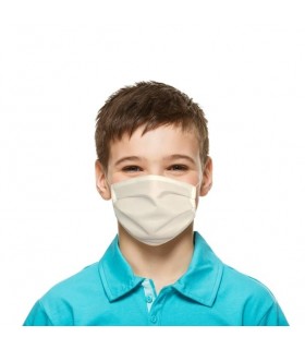Mascarilla 120012 para niños REUTILIZABLE de pliegues y lavable a 60º. Eurosaboy