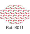 Mascarilla 120009S Estampada REUTILIZABLE de doble capa y lavable a 60º. Eurosaboy