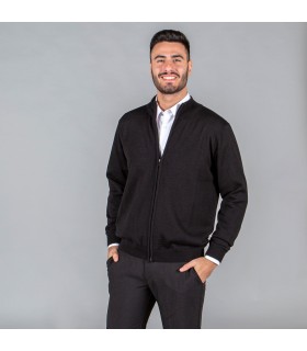 Chaqueta 1032 de cremallera de punto fino de Hombre. Gary´s