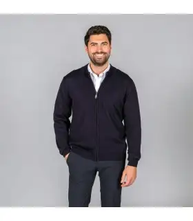Chaqueta 1032 de cremallera de punto fino de Hombre. Gary´s